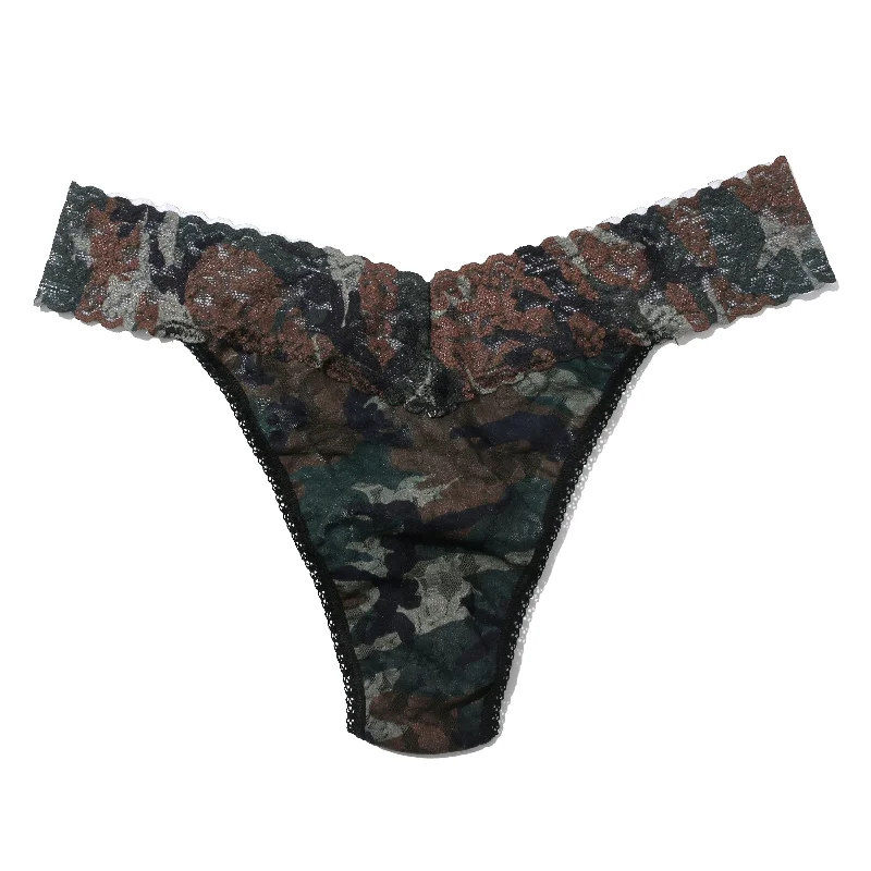 Signature Lace Original Rise Thong | Woodland Camo Lace Dress Lookbook