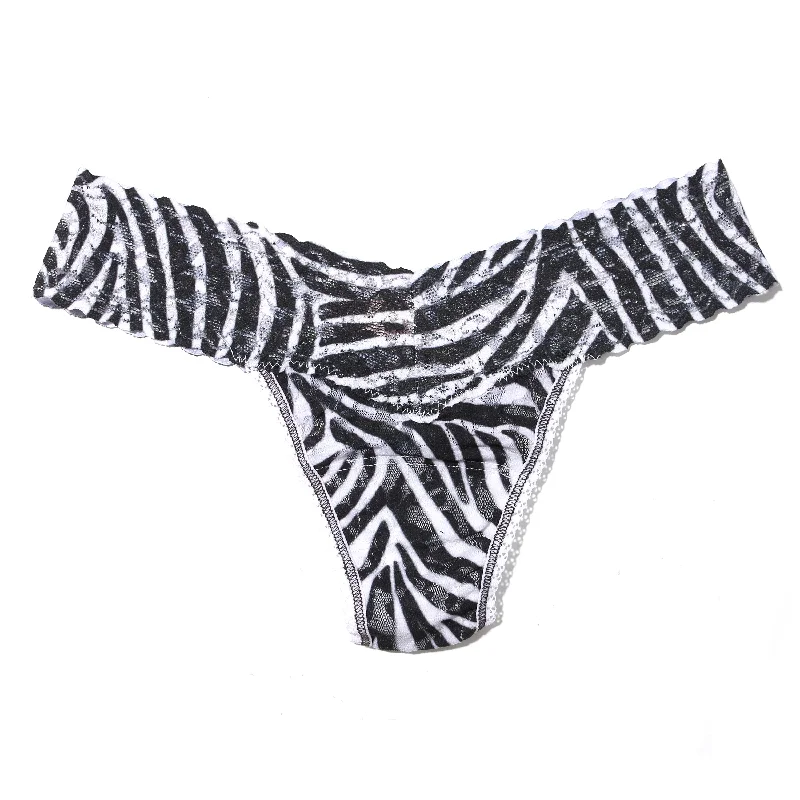 Petite Signature Lace Low Rise Thong | A To Zebra Lace Dress Fashion