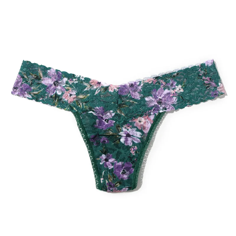 Signature Lace Low Rise Thong | Flowers In Your Hair Lace Dress Lace