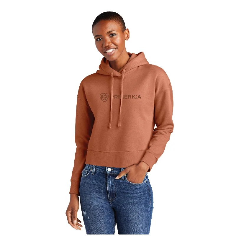 District Women’s V.I.T. Cropped Fleece Hoodie Fashion Hoodie Sweatshirt