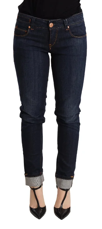 Chic Dark Blue Skinny Jeans