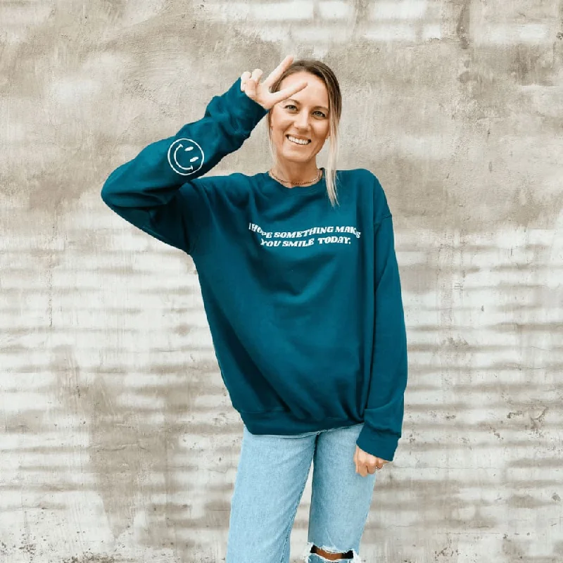 I Hope - Smile Sweatshirt Comfy Sweatshirts for Women