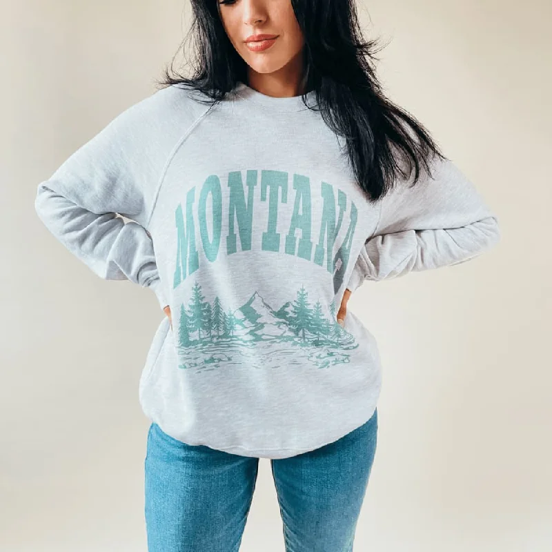 Montana Crewneck Graphic Sweatshirts Collection