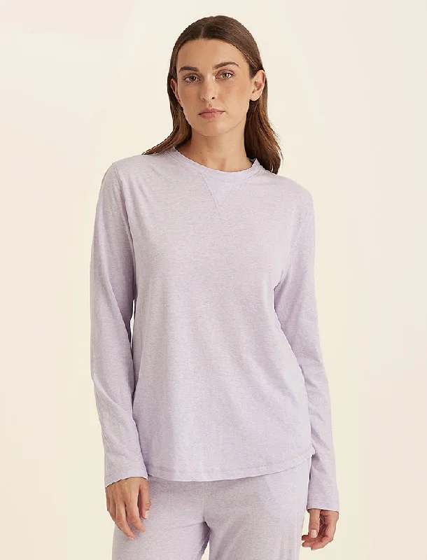 Jada Organic Cotton Knit Long Sleeve Tee Target pajama sets