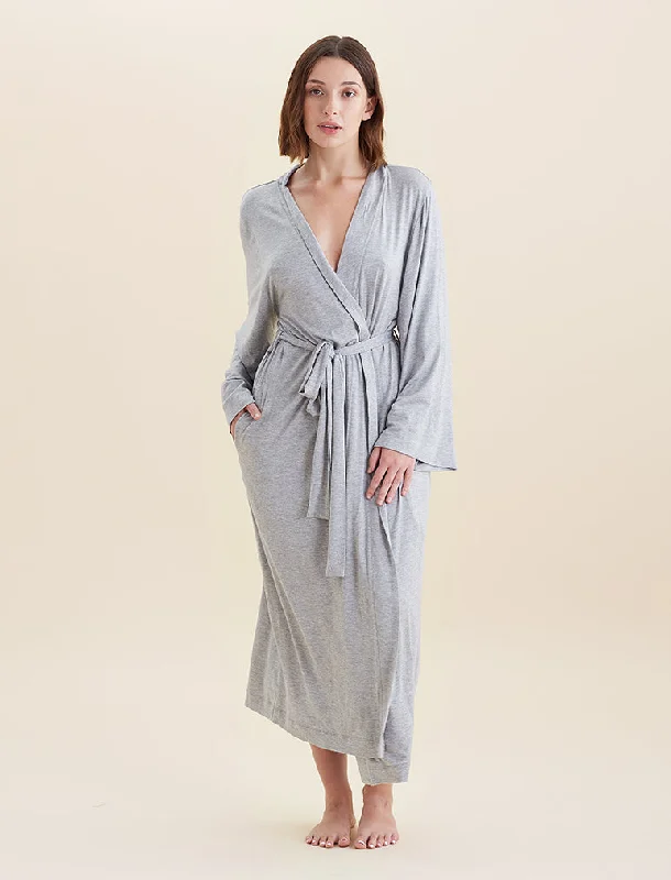 Kate Modal Soft Maxi Robe Warm pajama sets