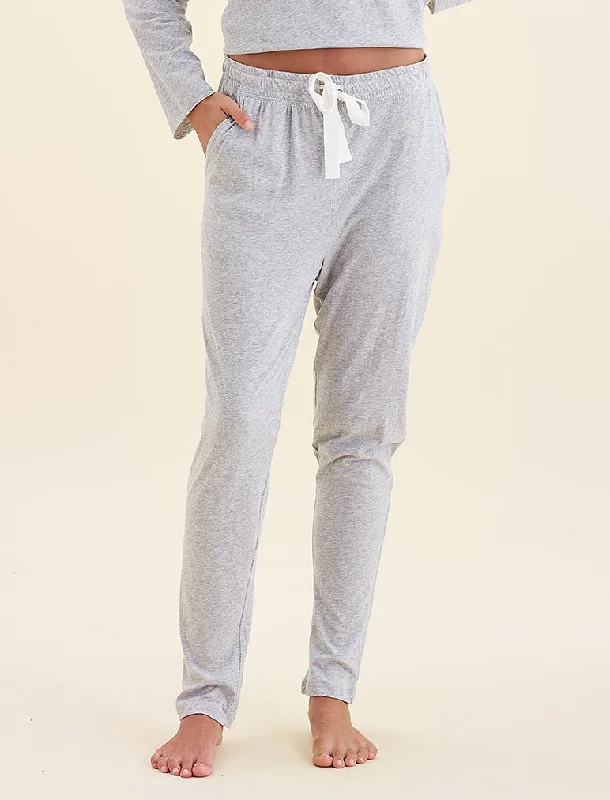 Jada Organic Cotton Knit Jogger Three-piece pajama sets