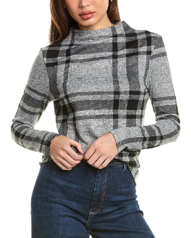 beachlunchlounge Shaylah Check Sweater Women's fashion sweaters sale