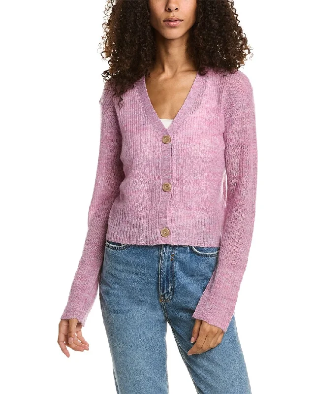 Monrow Wool & Mohair-Blend Cardigan Premium sweaters