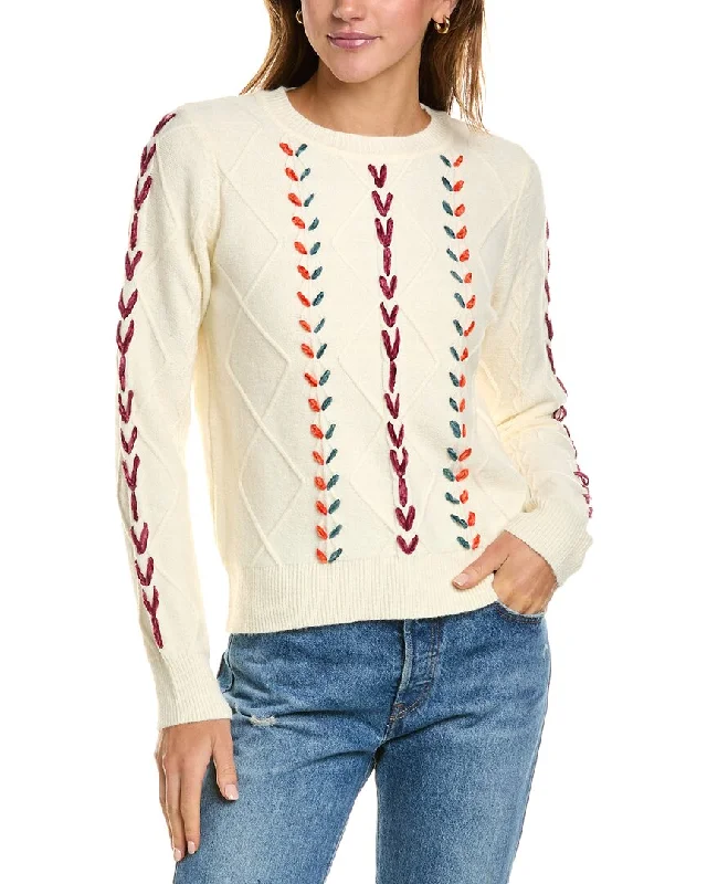 Nanette Nanette Lepore Lacing Sweater Zip-up sweaters