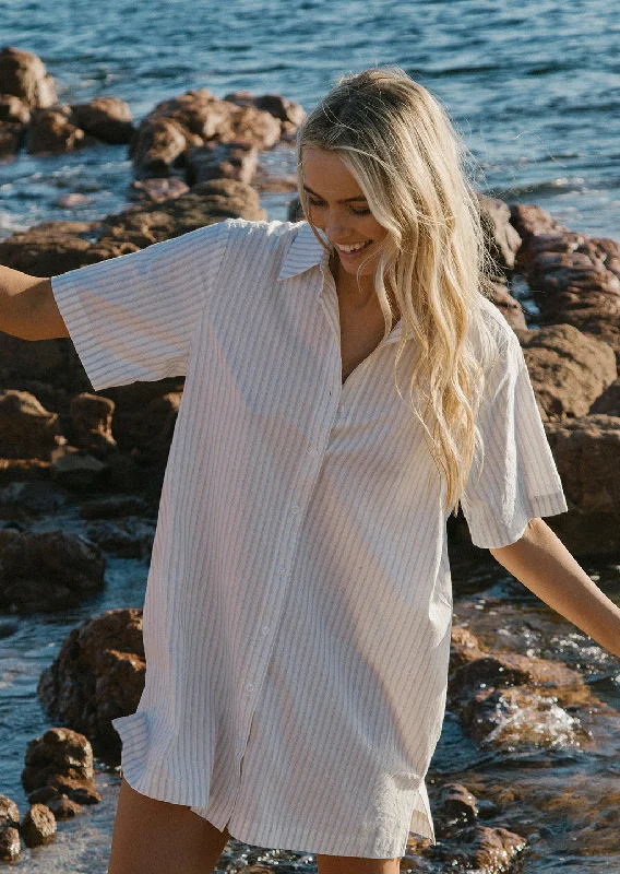 Beach Days Shirt Dress. Sequin mini dresses