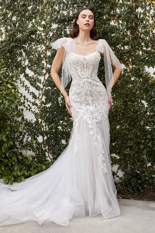 Cinderella Divine's Enchanting Mermaid Gown: A Timeless Masterpiece for Your Special Day Lace Wedding Dress