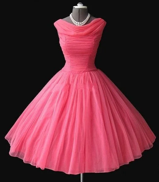 Watermelon Prom Dress 50s Prom Dress Vintage Prom Dress Ball Gown Prom Dress Wedding Dress Long