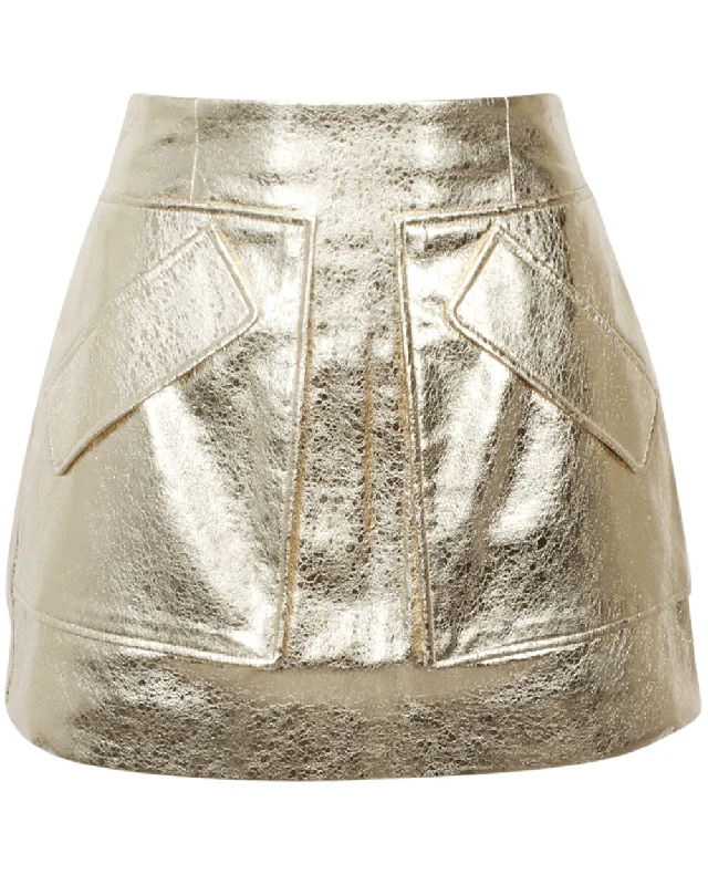 Champagne Cherry Skirt Side-tie unclassified skirts