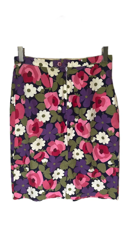 Floral cotton skirt Y2K unclassified skirts