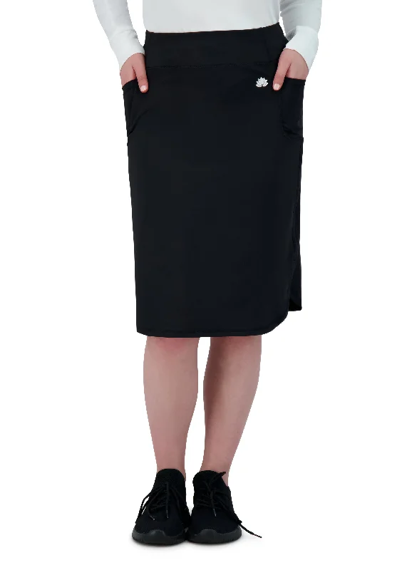 Sport Pocket Skirt 24"-Black Lightweight unclassified skirts