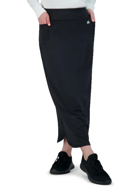 Sport Pocket Skirt 35"-Black Wedding guest unclassified skirts