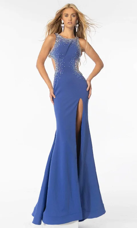 Ava Presley 39237 - Jewel Neck Cutout Prom Gown Classic party dresses