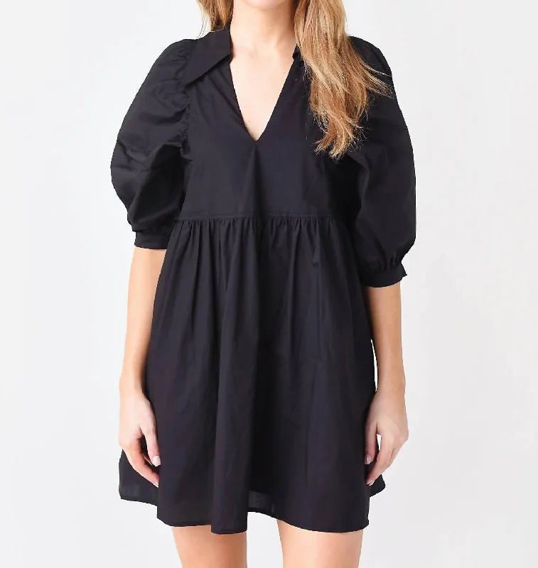 Noah Mini Dress In Black Mini Skirt Trend