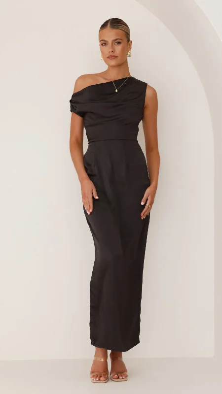 Harlowe Maxi Dress - Black Black Maxi Skirt