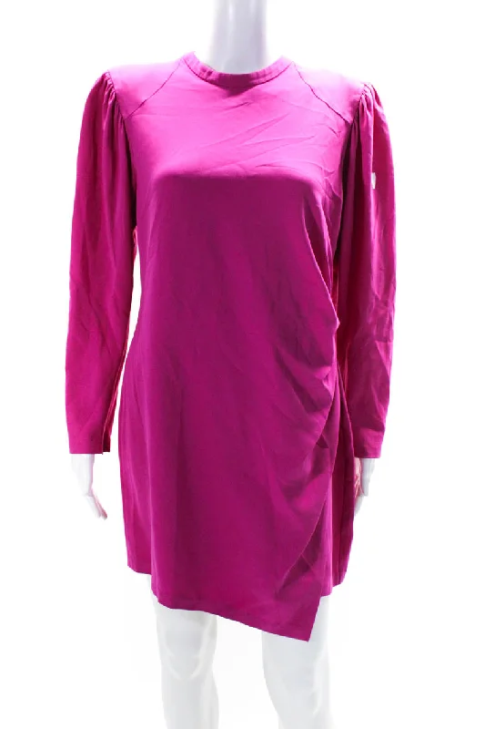 A.L.C. Womens Pink Shocking Pink Jane Dress Mesh unclassified dresses