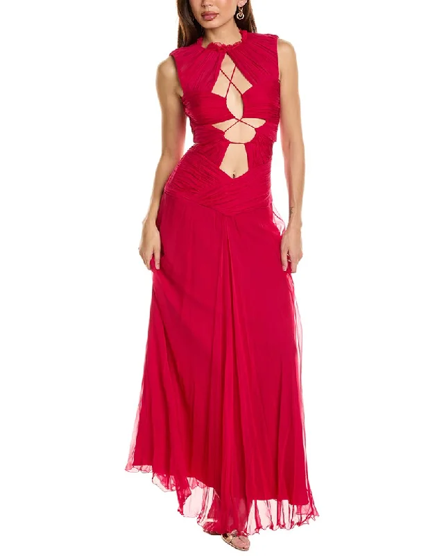 Alberta Ferretti Silk Chiffon Gown Elegant evening unclassified dresses