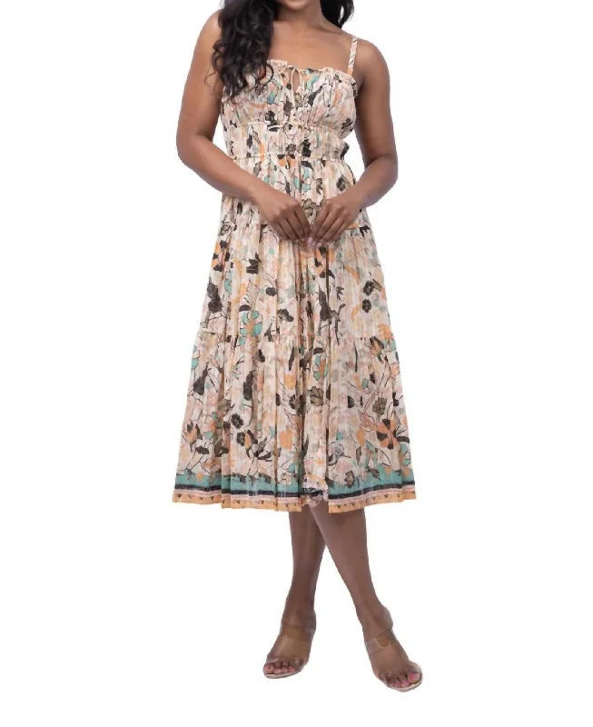 Anisa Dress In Pearl Flora Bold pattern unclassified dresses