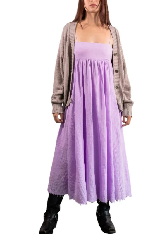 Arquette Dress In Lavender Fog Trendy unclassified dresses