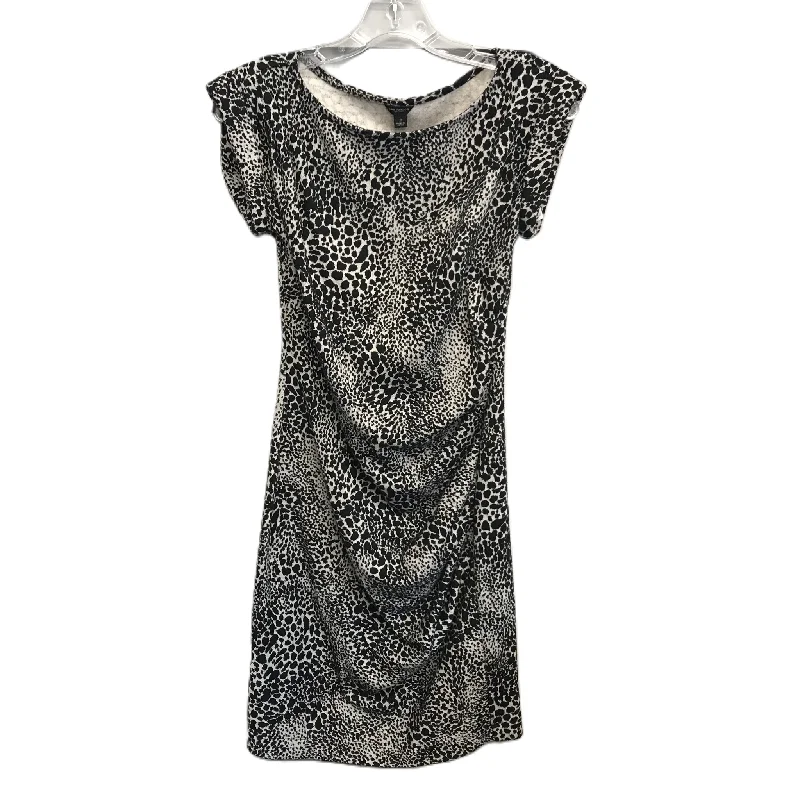 Black & Cream Dress Work By Ann Taylor, Size: Xs Date night unclassified dresses