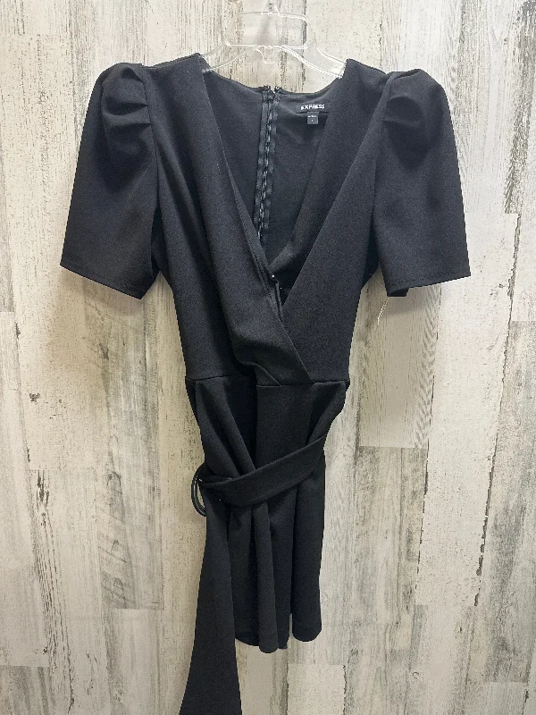 Black Romper Express, Size L Holiday unclassified dresses