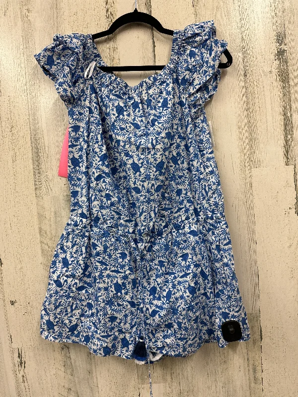 Blue Romper Vineyard Vines, Size M Stretchy unclassified dresses