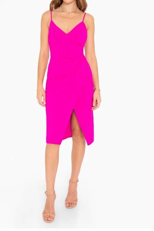 Bowery Sheath Dress In Pink Office unclassified dresses