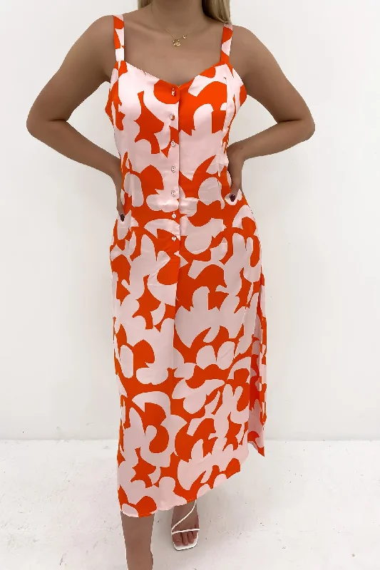 Calypso Dress Calypso Print Orange Engagement unclassified dresses