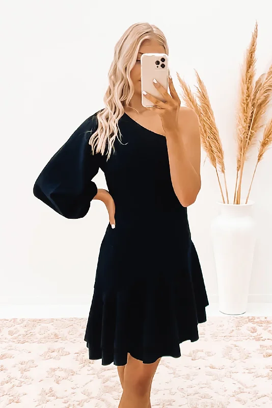 Caydence Dress Black Knitted unclassified dresses