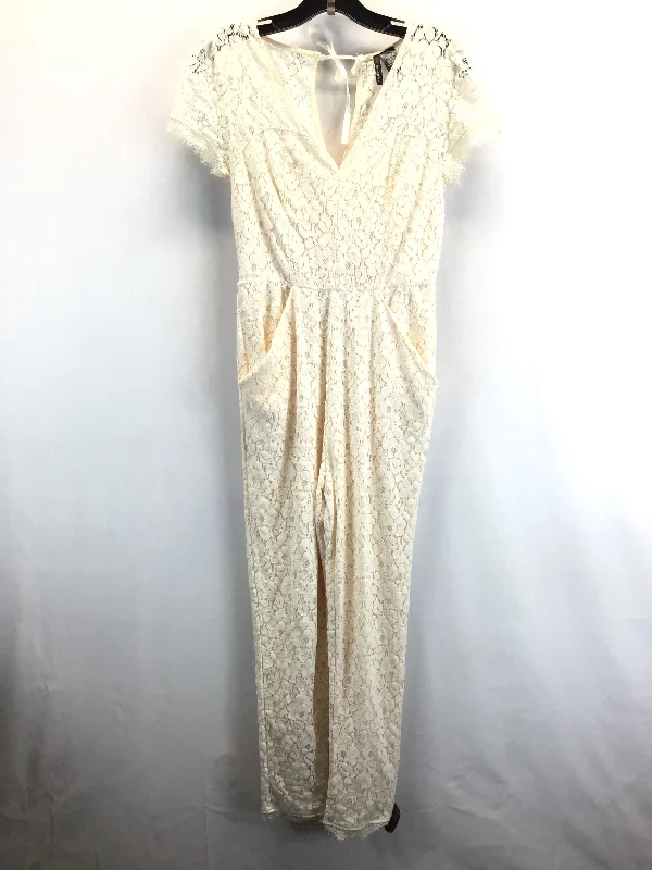 Cream Jumpsuit Fire, Size S Graduation unclassified dresses