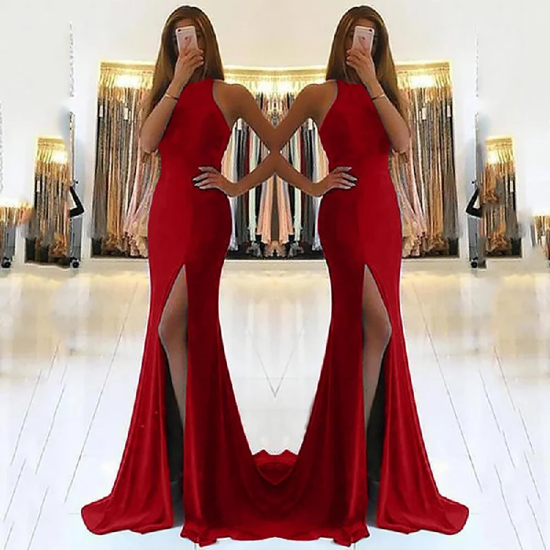 Elegance Floor Length Slits Evening Dress Lounge unclassified dresses