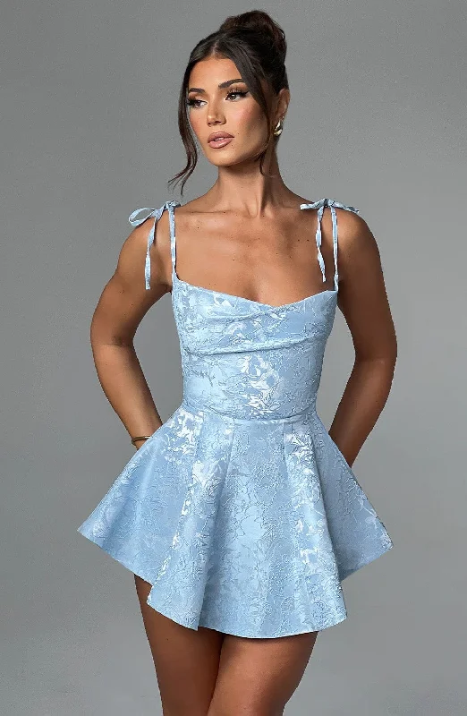 Emmie Playsuit Dress - Blue Tulle unclassified dresses