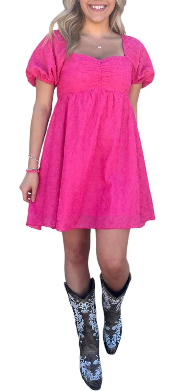 Fantasy Dress In Fuchsia Stretchy unclassified dresses