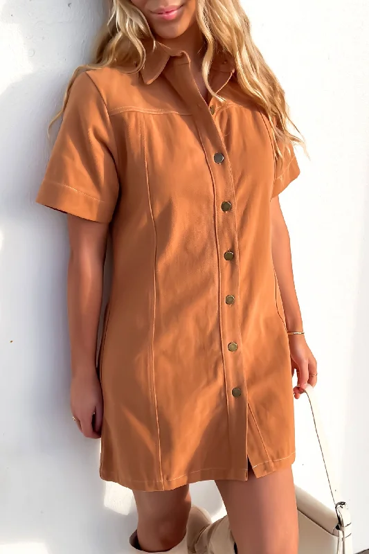 Hallie Dress Toffee Earthy tone unclassified dresses