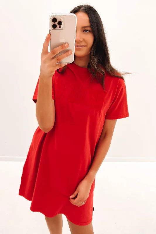 Heritage Tee Dress Red Backless unclassified dresses