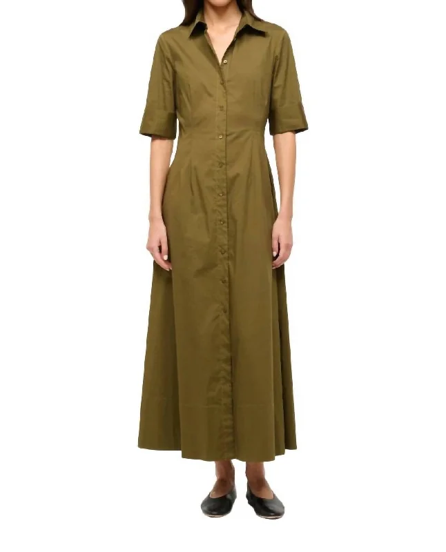 Joan Dress In Sergeant Green Short unclassified dresses