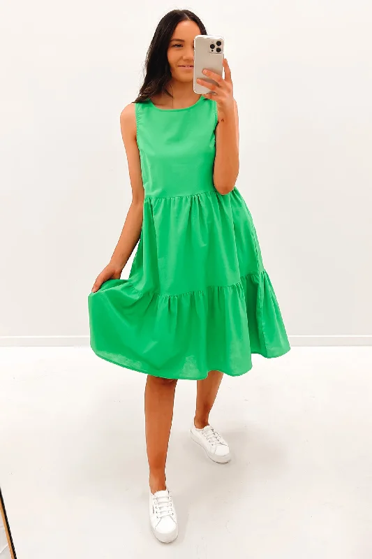 Peyton Midi Dress Green Lace Midi Skirt