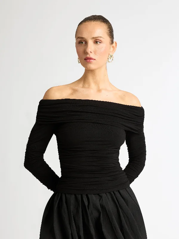 QUINN OFF SHOULDER TOP Gothic unclassified dresses