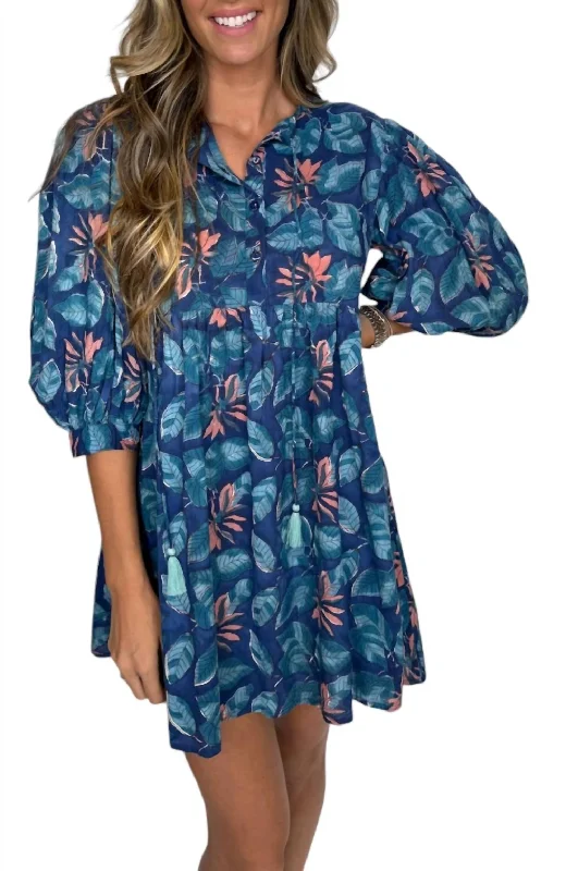 Summer Dress In Blue Flowy unclassified dresses