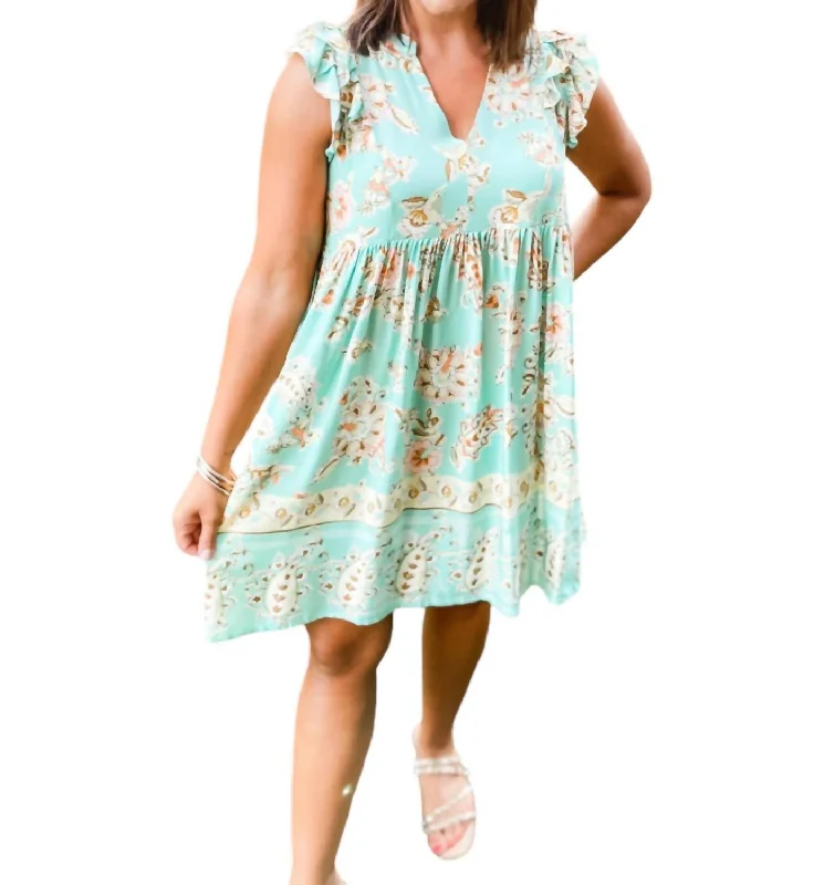 Take Time Dress In Mint Long unclassified dresses