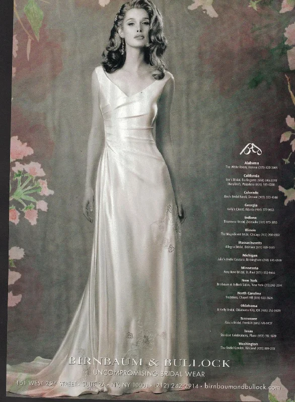 Birnbaum & Bullock Silk Charmeuse Sheath Gown Anniversary unclassified dresses