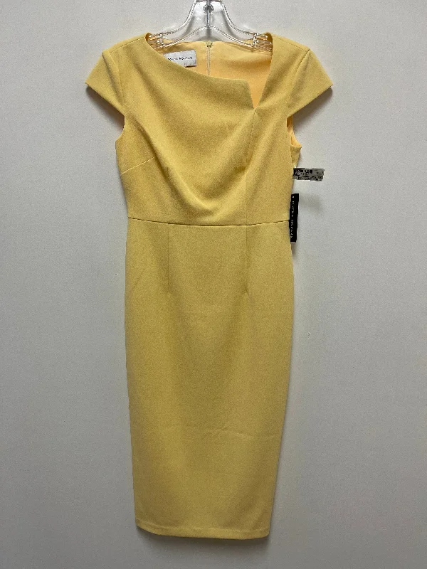 Yellow Dress Work Donna Morgan, Size Xs Y2K unclassified dresses